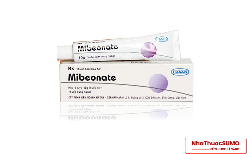 Thuốc bôi da Mibeonate giúp hỗ trợ điều trị rất nhiều bệnh liên quan đến da liễu