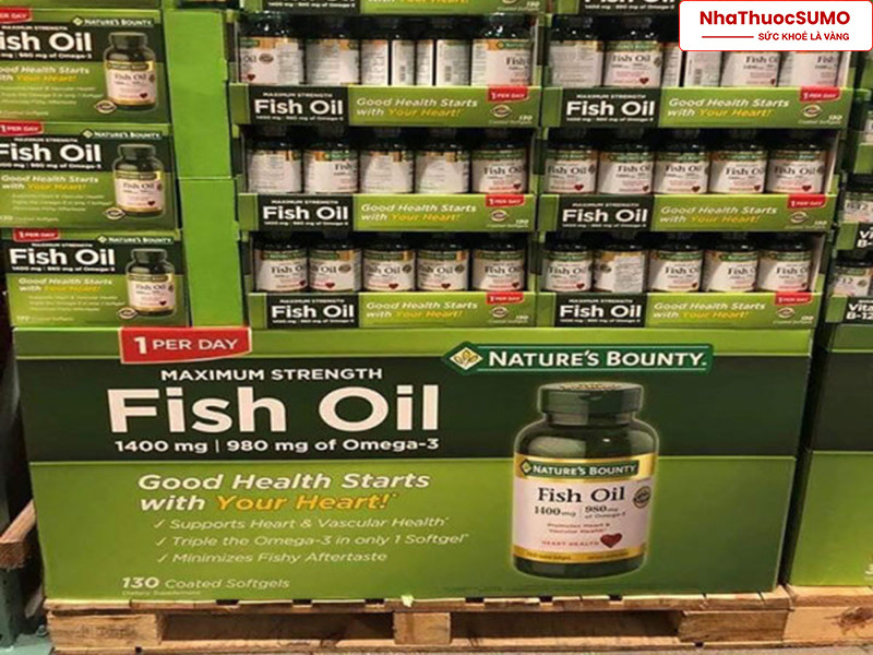 Tủ thuốc Nature's bounty fish oil của Nhà Thuốc SUMO