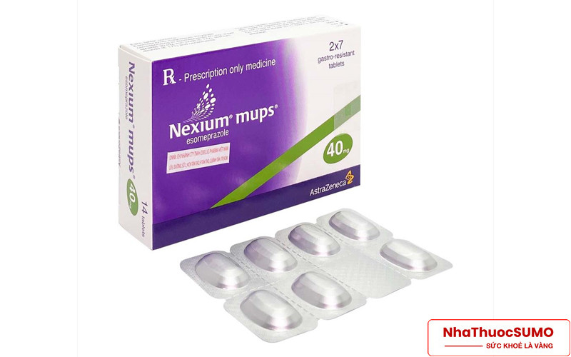 Nexium mups được sản xuất bởi AstraZeneca A.B - THỤY ĐIỂN