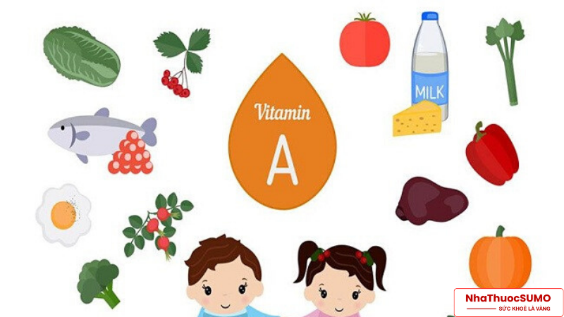 Thực phẩm chứa vitamin A trong bữa ăn của trẻ