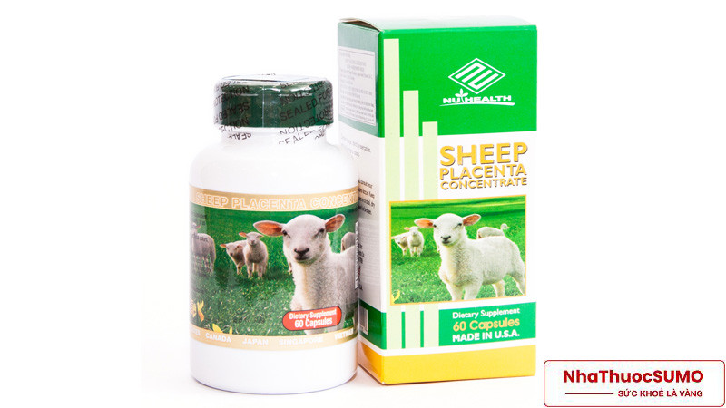 Sheep Placenta Concentrate Nu-Health cũng được tin tưởng sử dụng rất nhiều