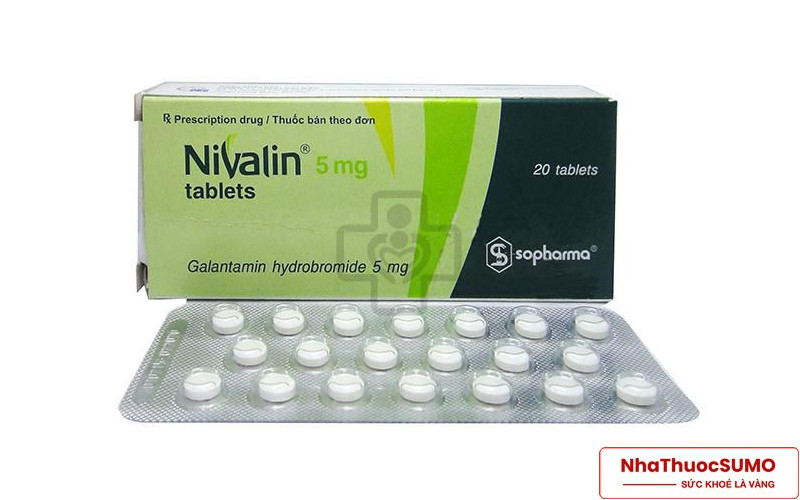 Nivalin là thuốc bán theo đơn, có dạng viên tròn trắng nhỏ