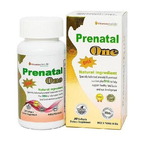 Thuốc Prenatal One DHA hỗ trợ mẹ bầu và thai nhi