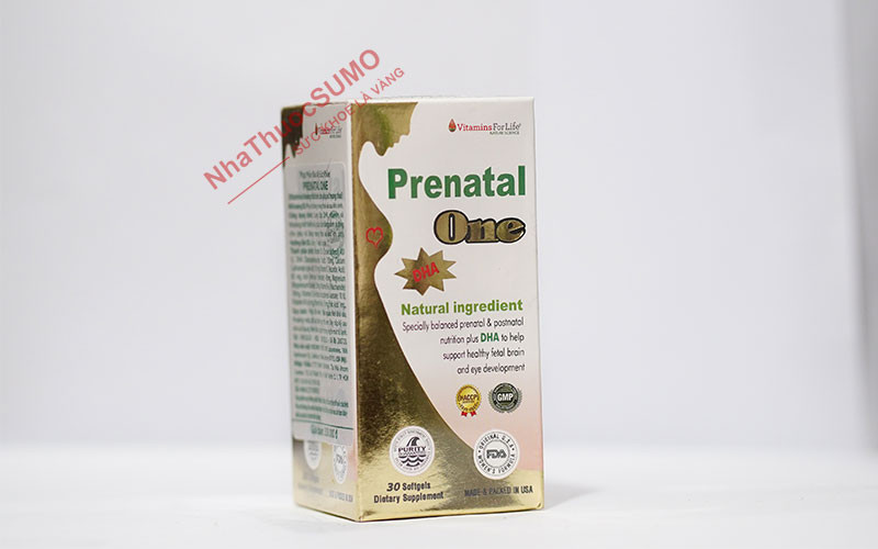Prenatal One là một sản phẩm dành cho bà bầu, bổ sung DHA