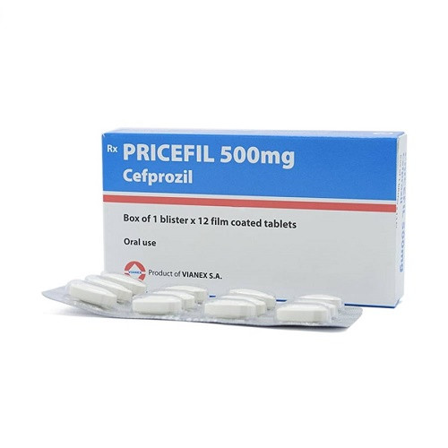 Thuốc Pricefil 500mg điều trị các bệnh nhiễm khuẩn