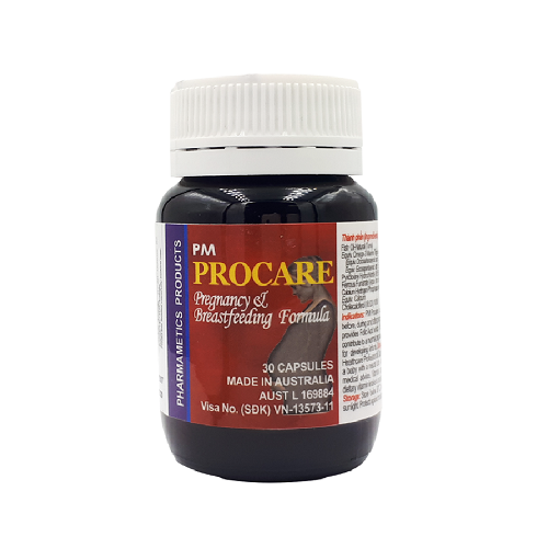 Thuốc PM Procare bổ sung vitamin và khoáng chất cho phụ nữ mang thai