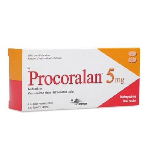 Thuốc Procoralan 5mg điều trị đau thắt ngực