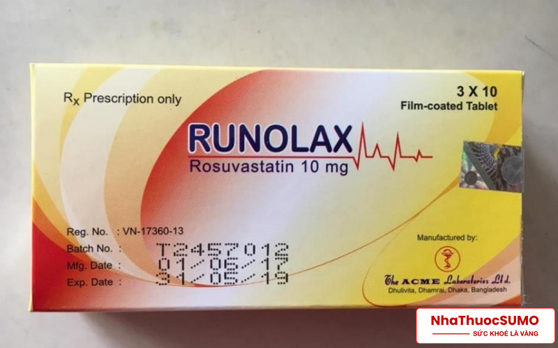 Runolax là thuốc hỗ trợ điều trị các bệnh tim mạch điển hình