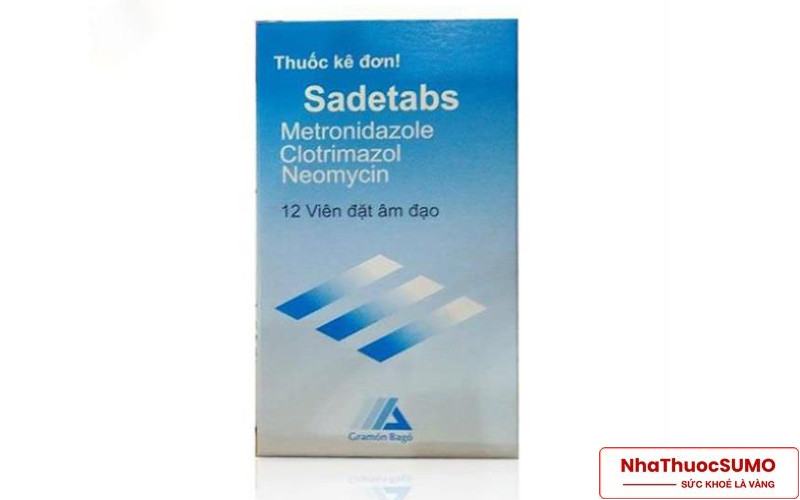 Thuốc Sadetabs là viên đặt âm đạo được nhập khẩu từ xứ Uruguay