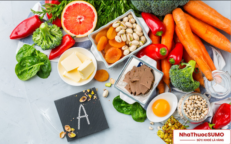 Vitamin A có trong các loại rau củ, rất cần thiết với cơ thể