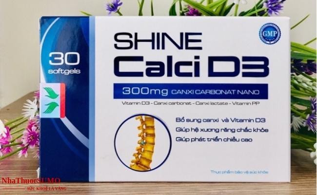 Shine Calci D3 bổ sung canxi hiệu quả
