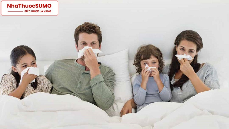 Siro Eugica có thể được dùng cho cả gia đình để trị cảm cúm