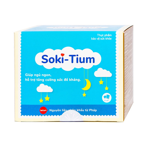 Soki Tium - Thuốc hỗ trợ sức đề kháng và giúp trẻ ngủ ngon hơn