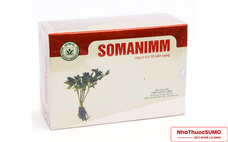 Thuốc Somanimm được nghiên cứu sản xuất bởi Viện dược liệu