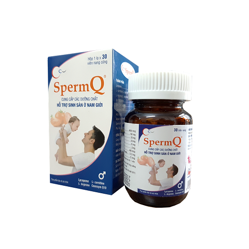 Thuốc SPERMQ hộp 60 viên cải thiện chất lượng tinh trùng nam giới