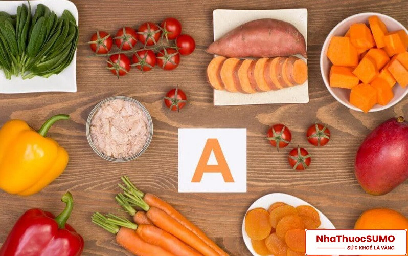 Vitamin A có rất nhiều trong thực phẩm hàng ngày như cà rốt, khoai lang,...
