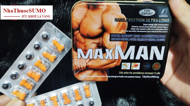 Thuốc Maxman giúp cải thiện chất lượng tinh trùng hiệu quả