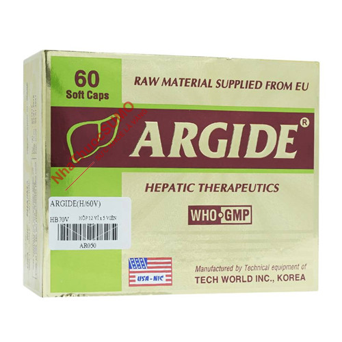 Argide - Hỗ trợ bổ gan, điều trị bệnh gan