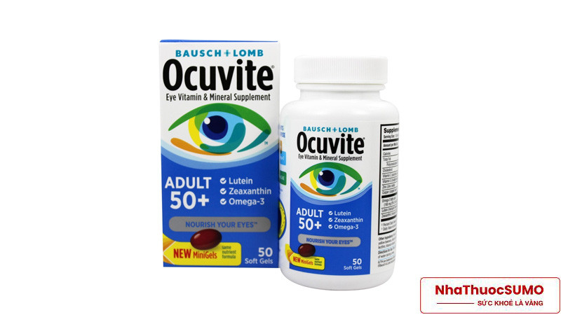 Bausch + Lomb Ocuvite 50+ là một lựa chọn hợp lý để giữ cho mình đôi mắt tinh anh