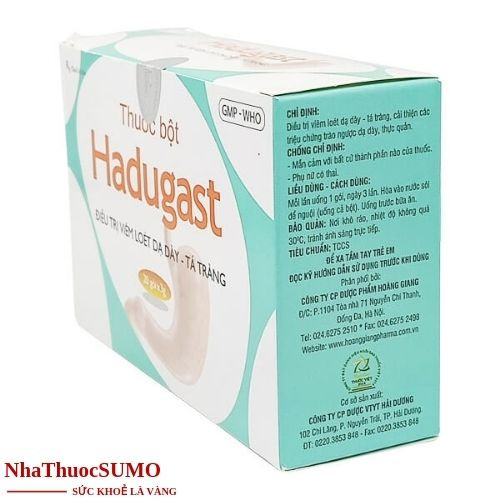 Hadugast sử dụng cho các bệnh nhân viêm loét dạ dày, tá tràng
