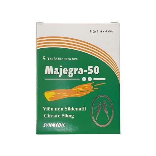 Majegra 50 điều trị rối loạn cương dương