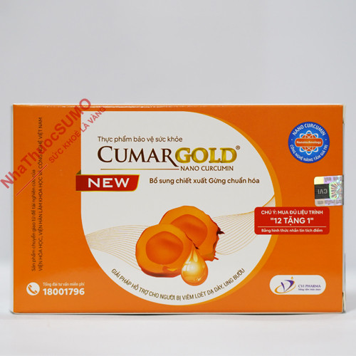 Curmagold - Thuốc hỗ trợ điều trị bệnh đau dạ dày [30 viên]