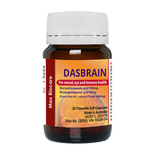 Dasbrain - Hỗ trợ bổ não, tăng cường trí nhớ, hệ miễn dịch