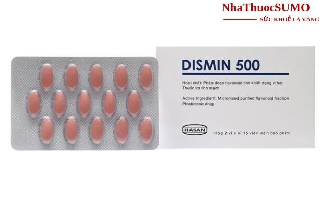 Thuốc Dismin 500 giúp giãn tĩnh mạch