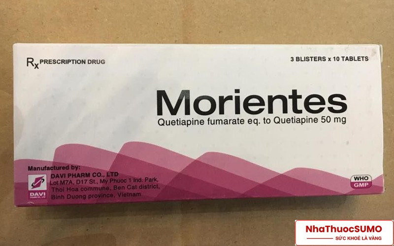 Morientes thường dùng trong các trường hợp bị bệnh tâm lý