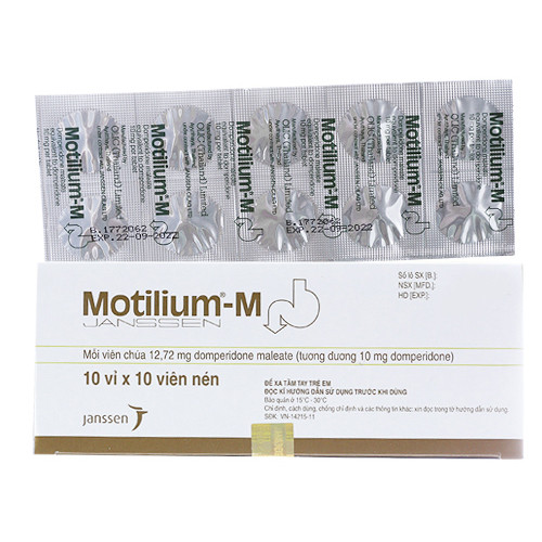 Thuốc Motilium M điều trị các triệu chứng buồn nôn và nôn
