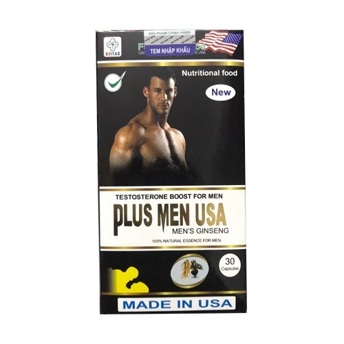 Plus Men USA giúp tăng nội tiết tố testosterone tự nhiên