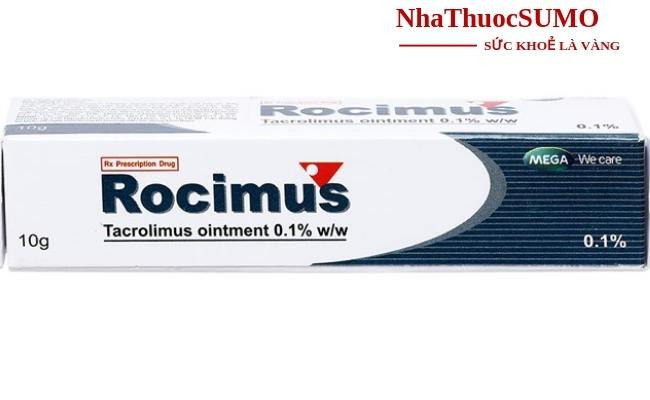 Kem mỡ bôi da Rocimus 0.1%