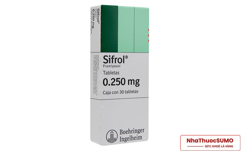 Thuốc Sifrol được bào chế dưới dạng viên nén với công dụng điều trị bệnh hiệu quả