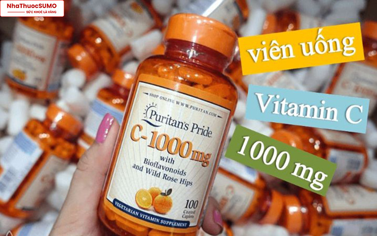 Vitamin C-1000mg Puritan’s Pride tăng cường hệ miễn dịch