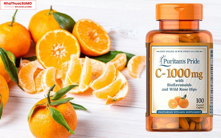 Vitamin C-1000mg Puritan’s Pride Giúp cơ thể khỏe mạnh
