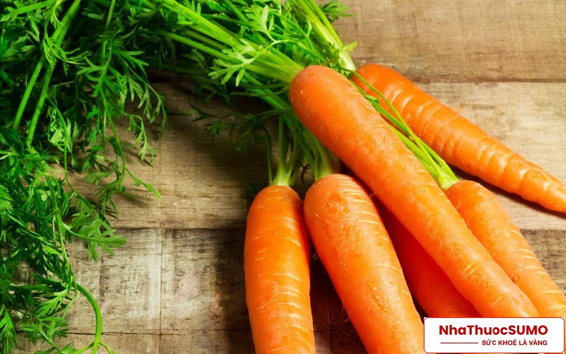 Cà rốt chứa rất nhiều vitamin A và vitamin K bổ dưỡng cho cơ thể