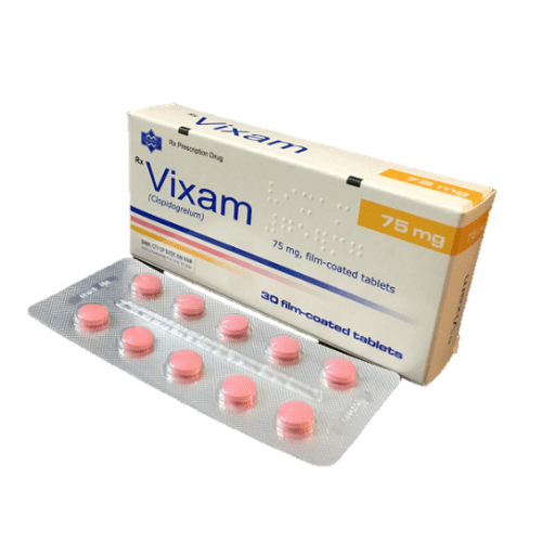 Thuốc Vixam 75mg phòng ngừa huyết khối động mạch