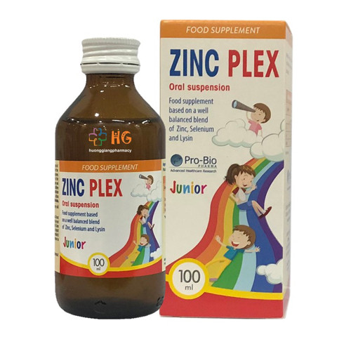ZinC Plex - Sản phẩm trợ kẽm và tăng sức đề kháng cho trẻ
