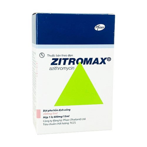 Kháng sinh Zitromax 200mg/5ml điều trị các bệnh nhiễm khuẩn