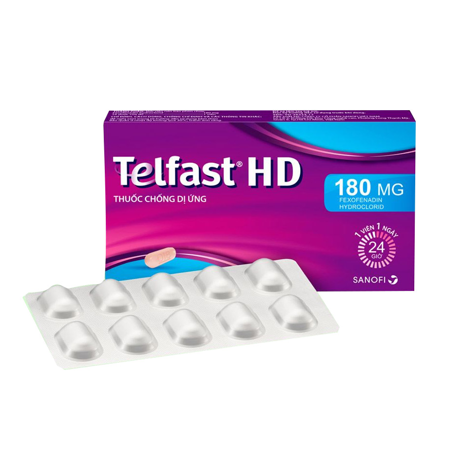 Hình ảnh thuốc Telfast HD 180mg