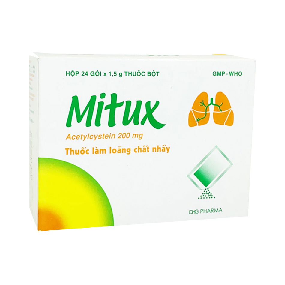 Thuốc làm tiêu chất nhầy Mitux