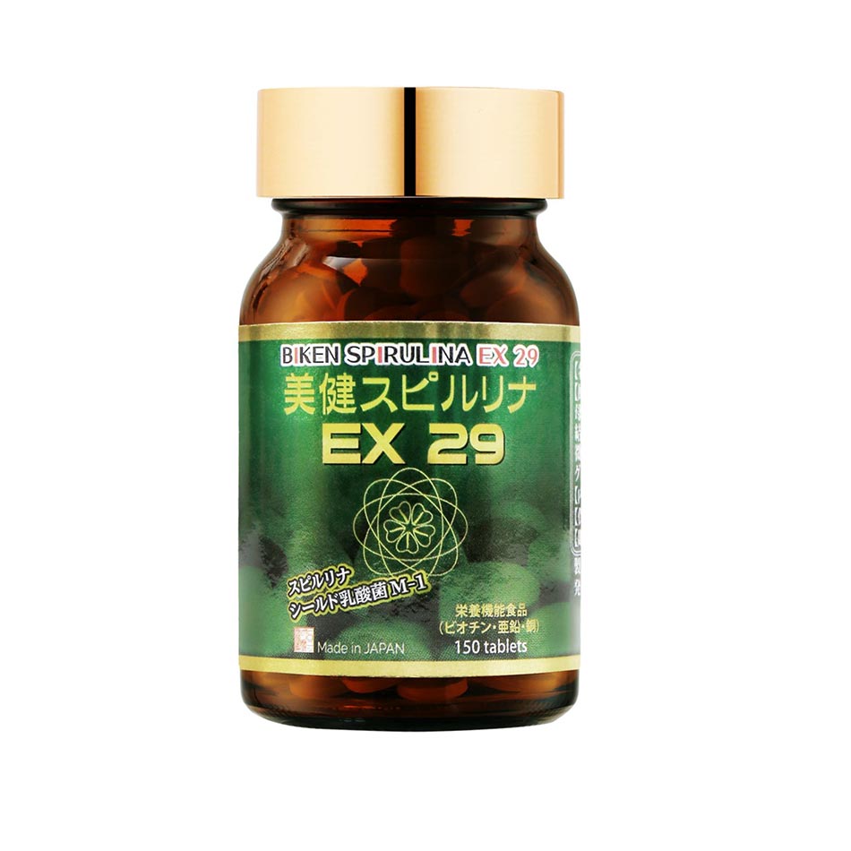 Viên uống tăng sức đề kháng Biken Spirulina EX 29 Nhật