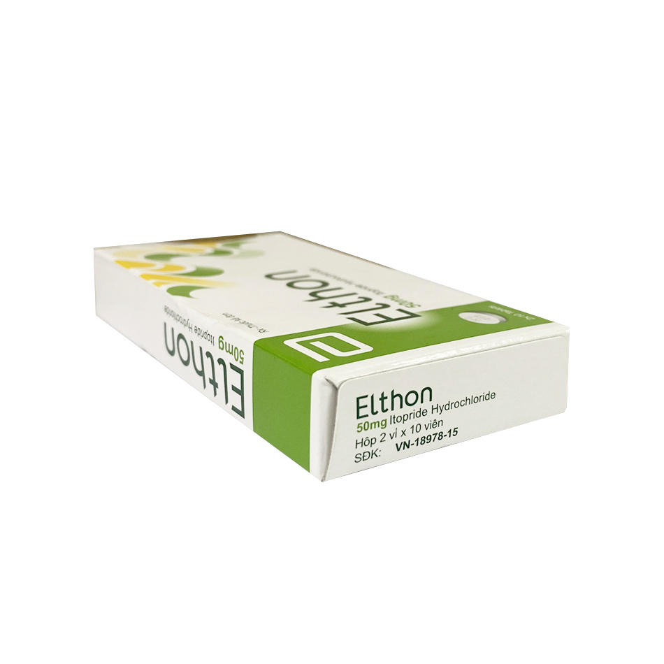 Thuốc Elthon 50mg chứa hoạt chất chính là Itopride hydrochloride