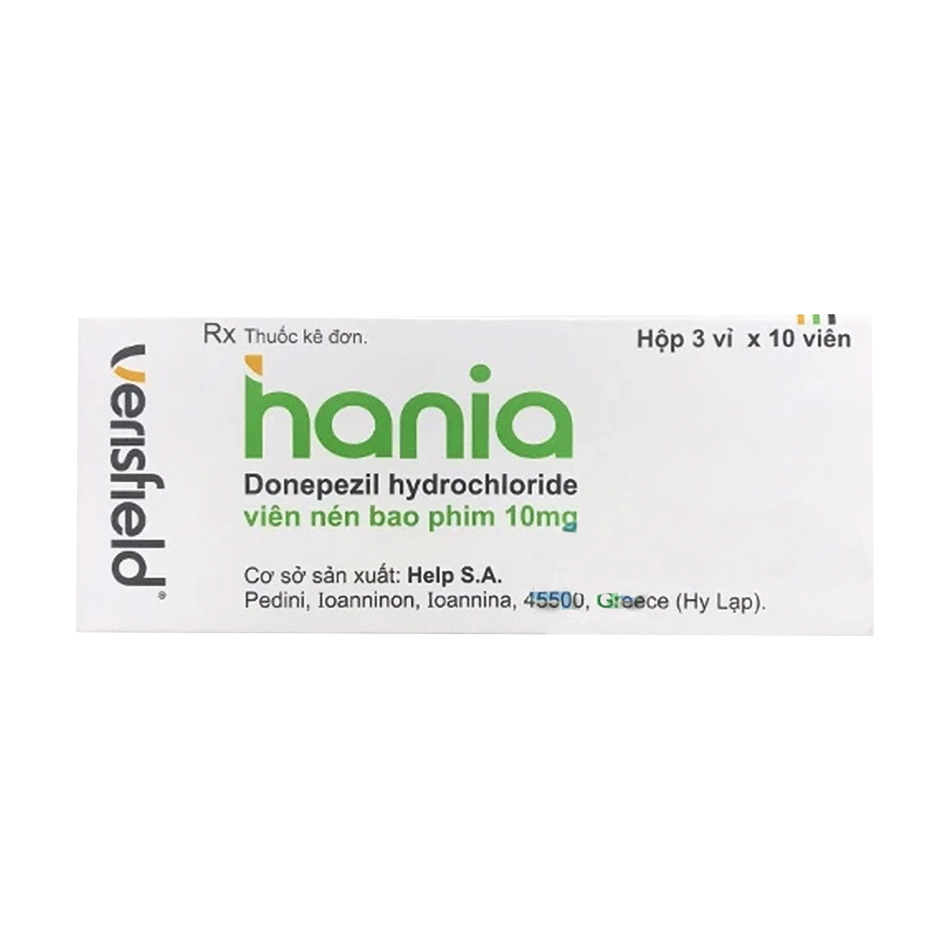 Hình ảnh của hộp thuốc Hania